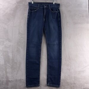 Mott & Bow Slim Jeans Mens Size 30x32 Blue Stretch Denim Dark Wash Modern